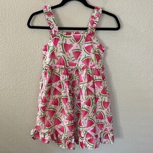 NEW Cynthia Rowley Girls Pink Watermelon Tank Dress Size 8